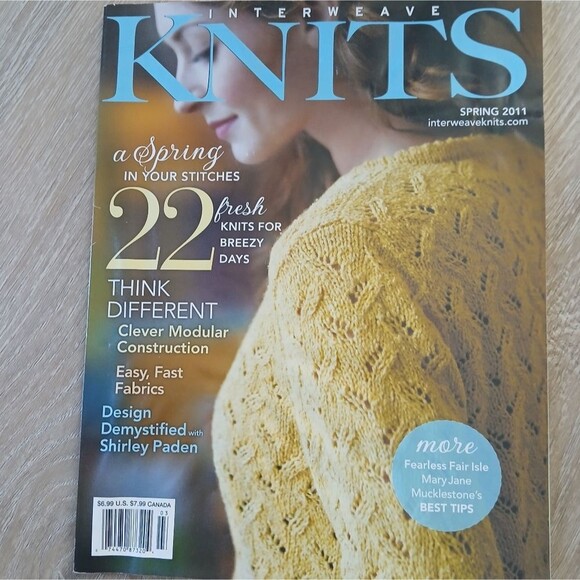 Interweave Knits Magazine - Spring 2011 A Spring in Your Stitches Patterns - Picture 2 of 2